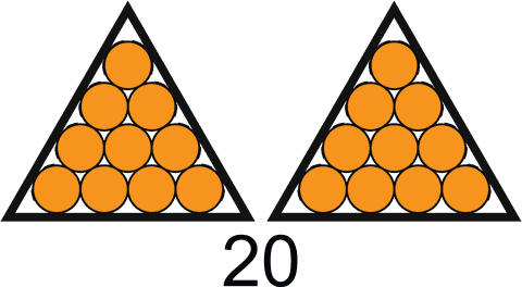 twenty as two ten-triangles