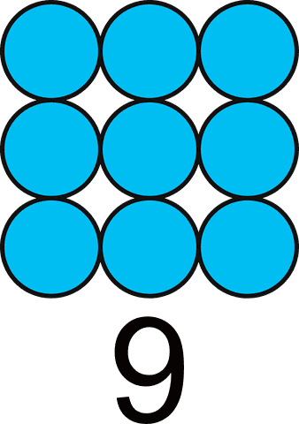 nine dots in a square